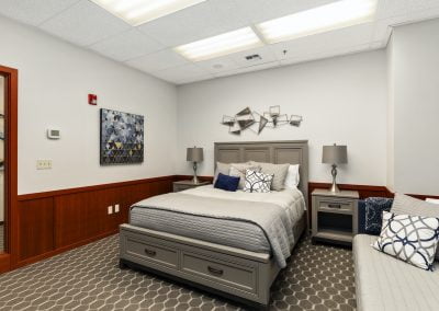 Photo of one of Elite Sleep's sleep testing suites